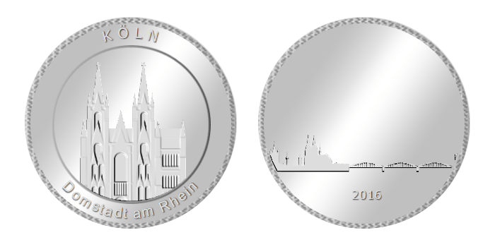 Gedenkmünze – Köln